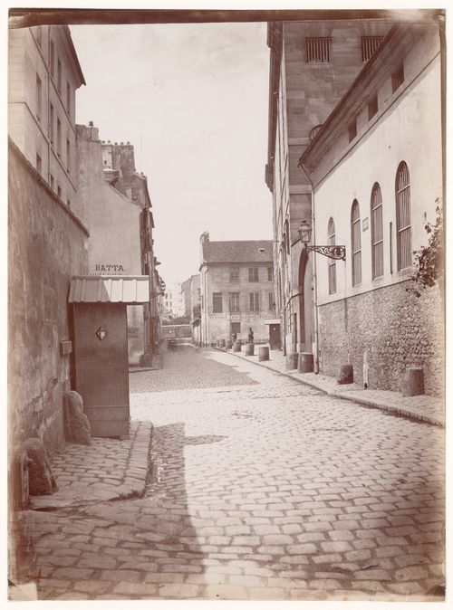 View of l'ancienne prison de Sainte Pélagie, and the Rue du Puits de l'Ermite, Paris, France