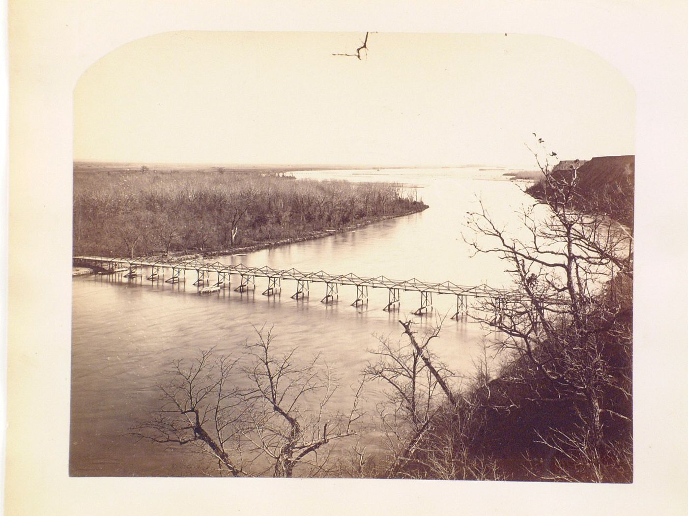 Bridge across river