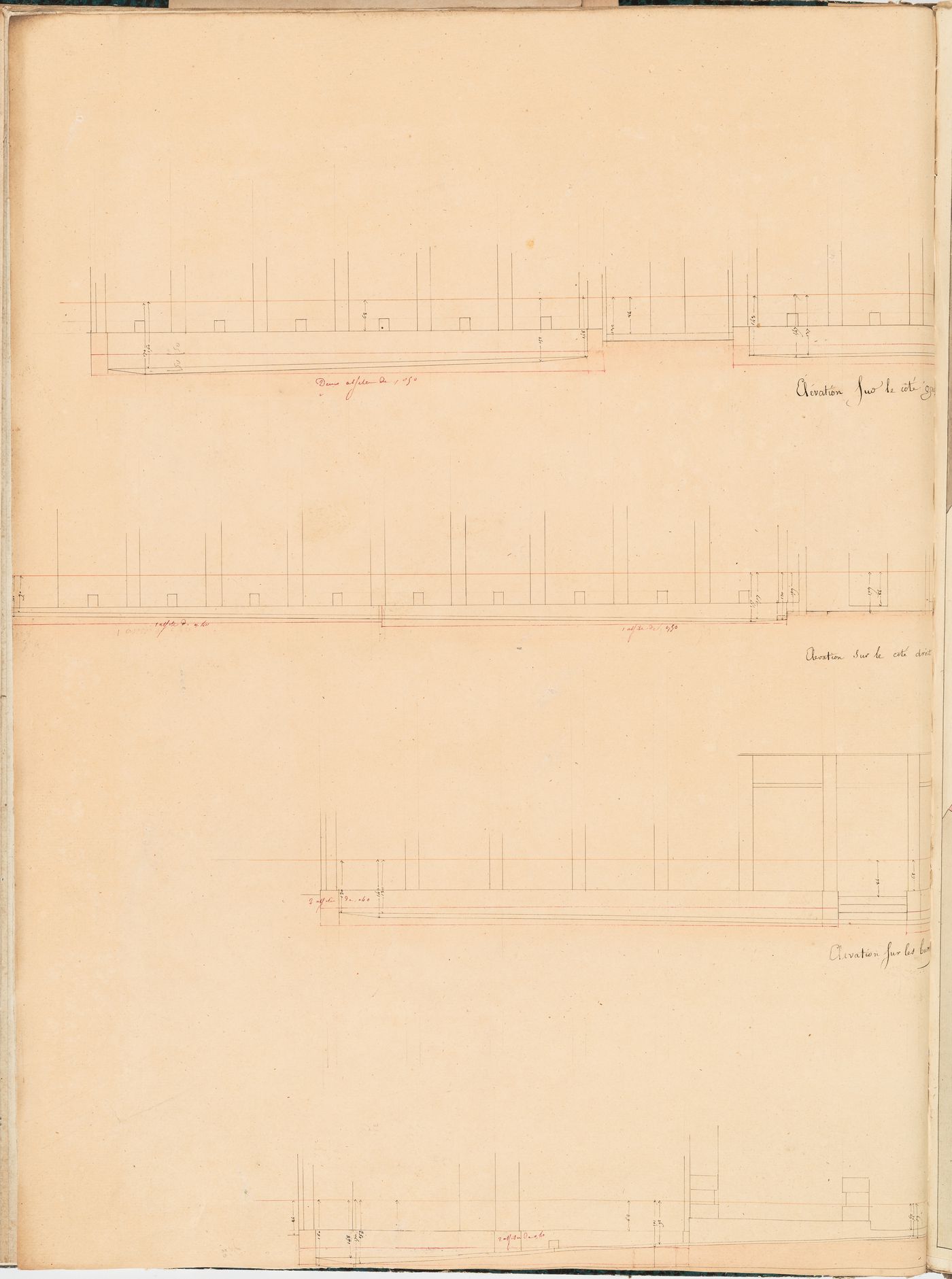 Elevations for an unidentified building