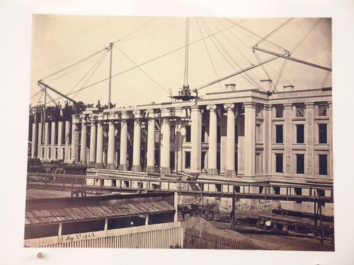 Construction of the Treasury Building, Washington, District of Colombia