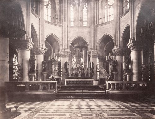 Plate from album ''Buildings, parks and streets of Paris, Versailles and environs, France''