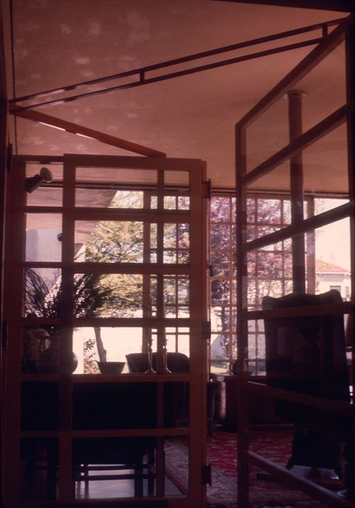 Slide of interior view of Casa Manuel Magalhães, Porto