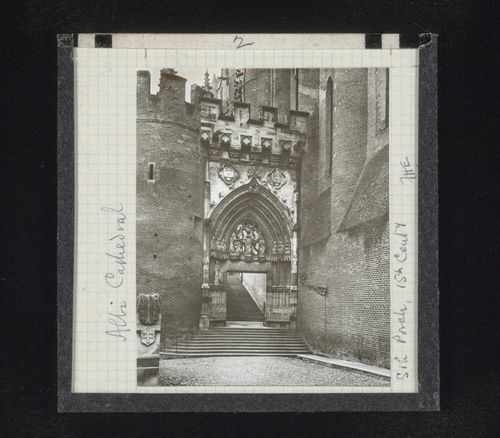 View of south porch of Cathédrale Sainte-Cécile d’Albi, Albi, France