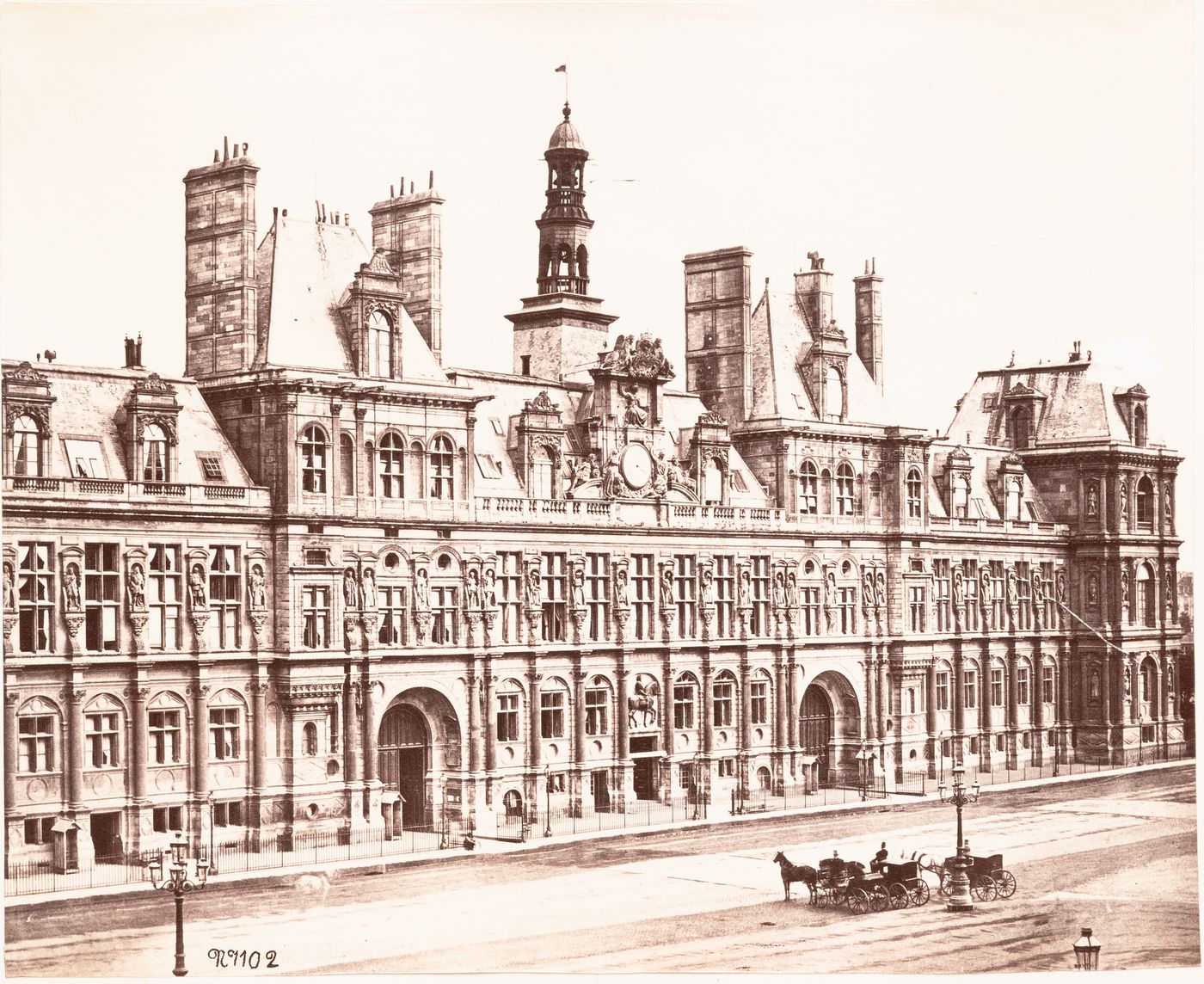 Plate from album ''Buildings, parks and streets of Paris, Versailles and environs, France''