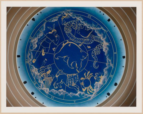 Interior view of the Council Chamber showing the ceiling, Mississauga Civic Centre, Mississauga, Ontario