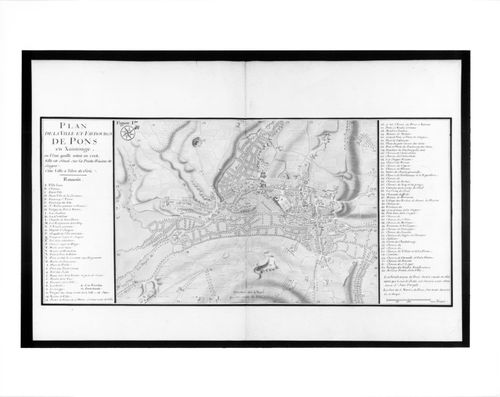 Plan of the city of Pons