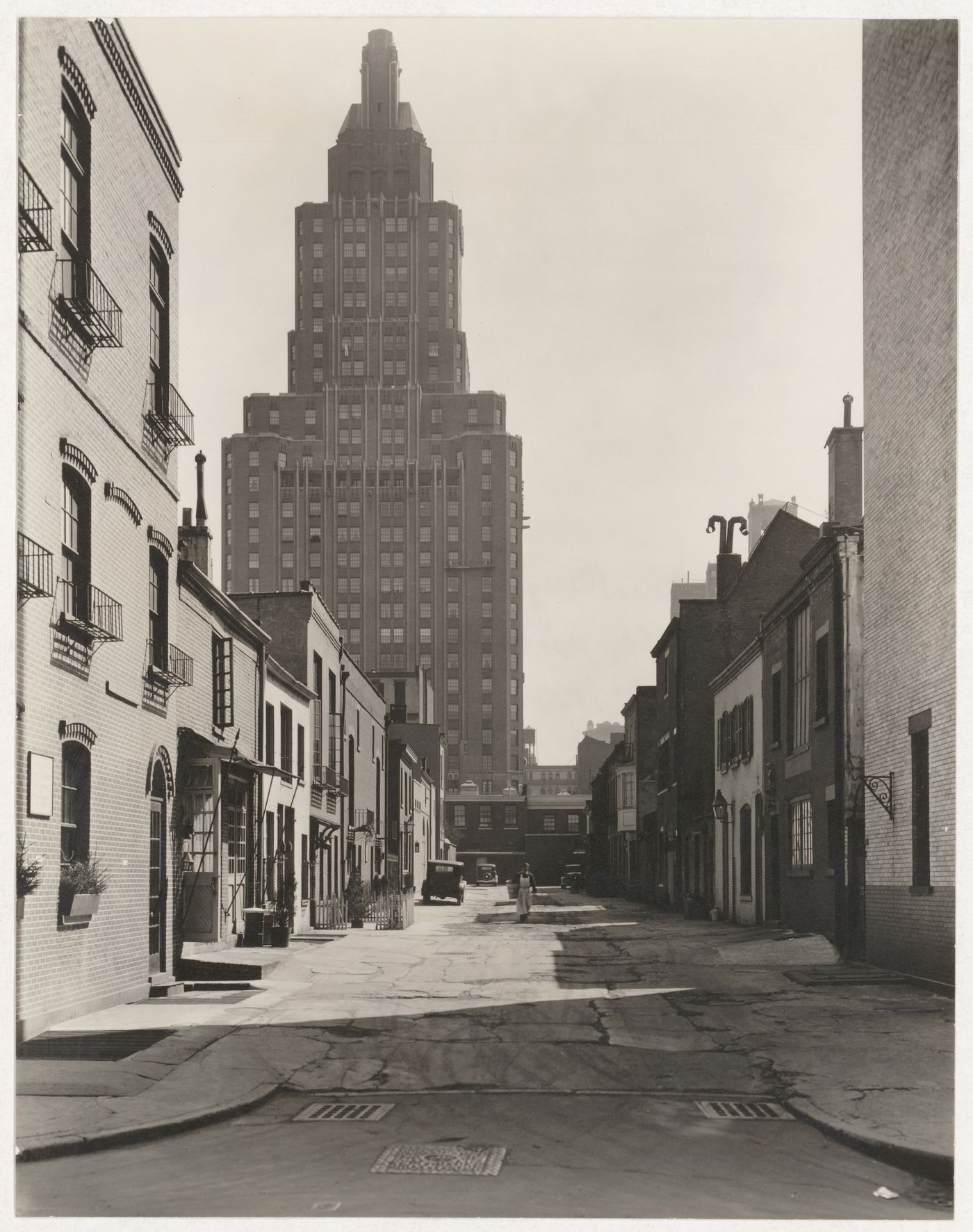 MacDougal Alley at intersection of 8th Street and Washington Place, New York City, New York