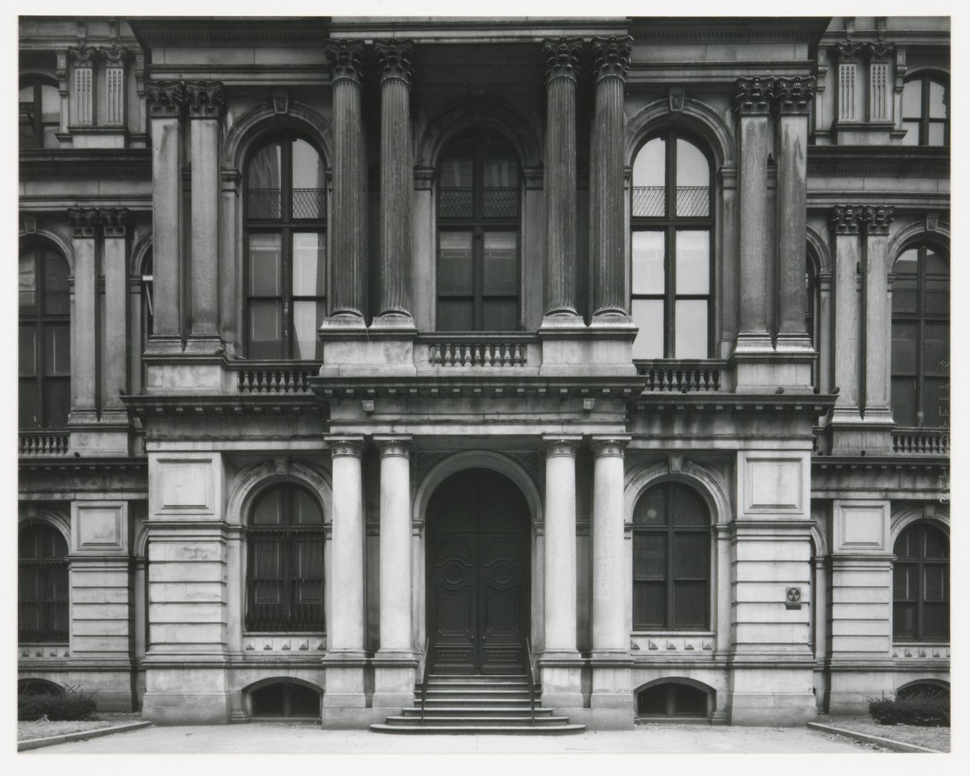 View of facade, Old City Hall, Boston, Massachusetts, United States
