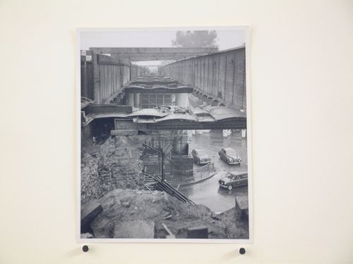 View of removing decking of Bushey Bridge, England