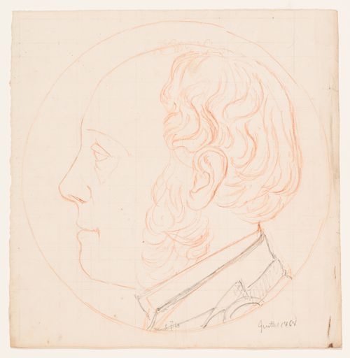 Portrait profile, possibly of Charles Rohault de Fleury