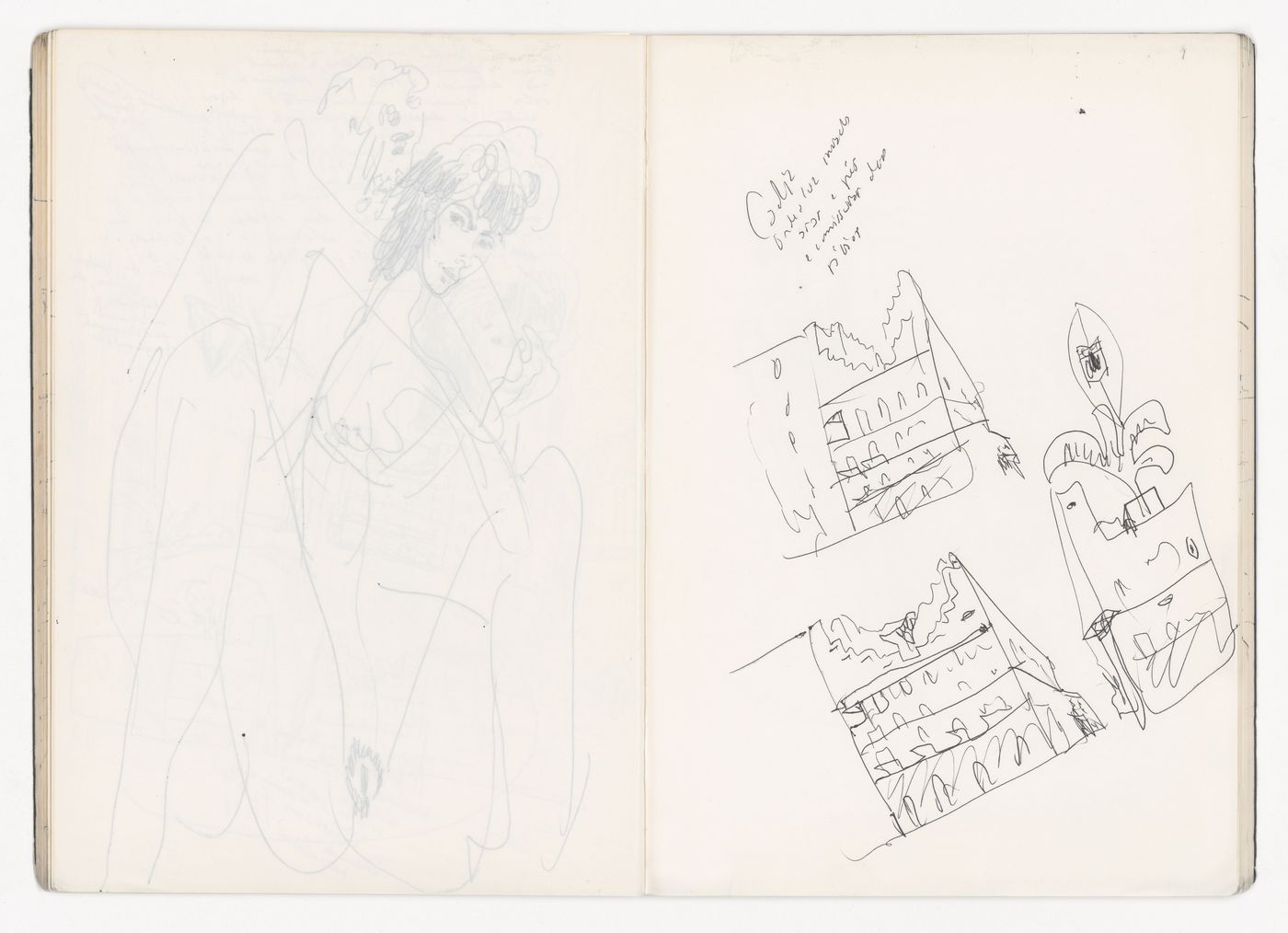 Sketchbook 292: Texto Baixa - Fac. Arq.ra Jardins-Madrid- Museu Porto II-Cadiz I -Sevilha Jardim Sicilia-Alcoy