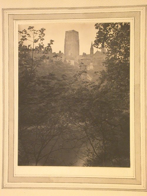Distant view of Durham Cathedral, Durham, England