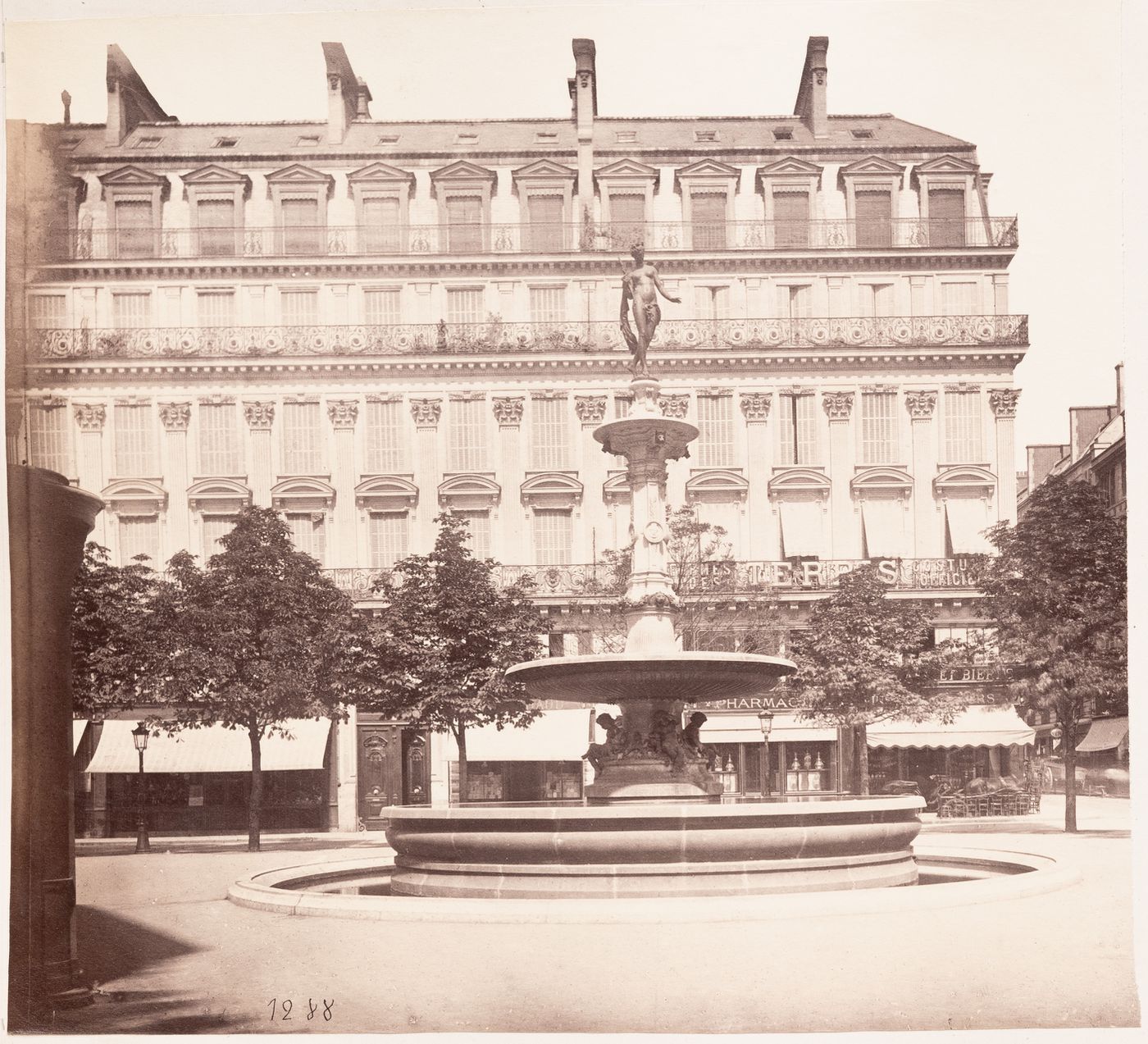 Plate from album ''Buildings, parks and streets of Paris, Versailles and environs, France''
