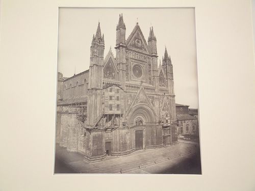 Cathedral under repair, Orvieto, Italy