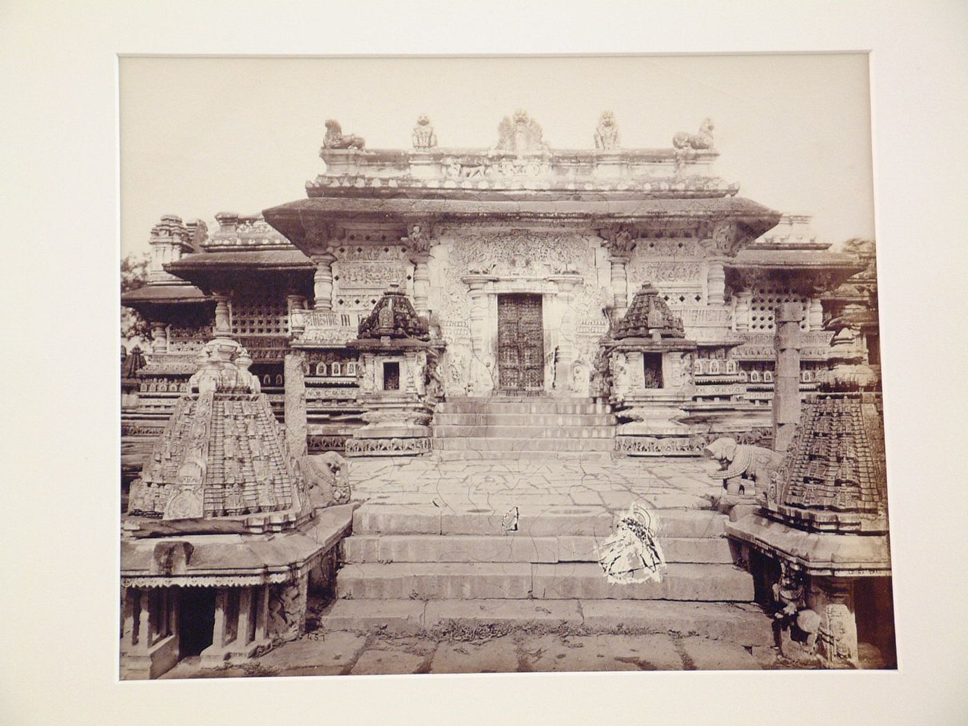 View of the principal and eastern entrance, Kesava Temple (also known as the Chenna Kesava Temple), Belur, India