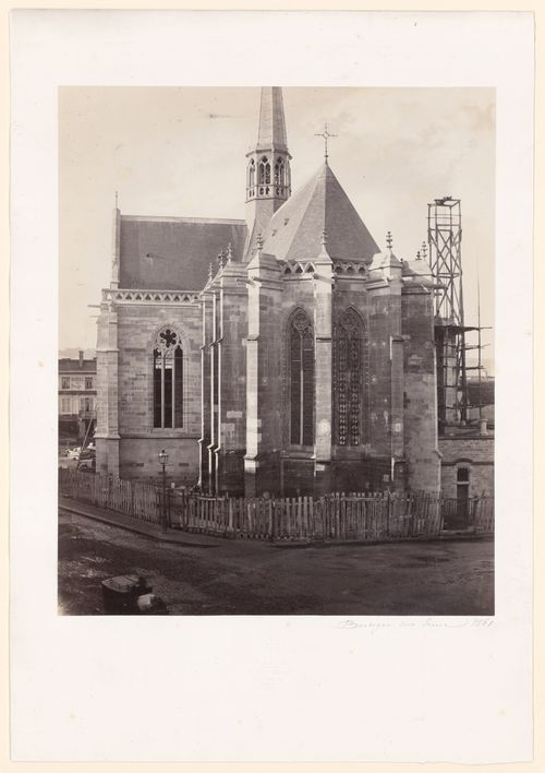 Exterior view of apse of l'Église Notre-Dame de Boulogne, Boulogne-sur-Seine, France