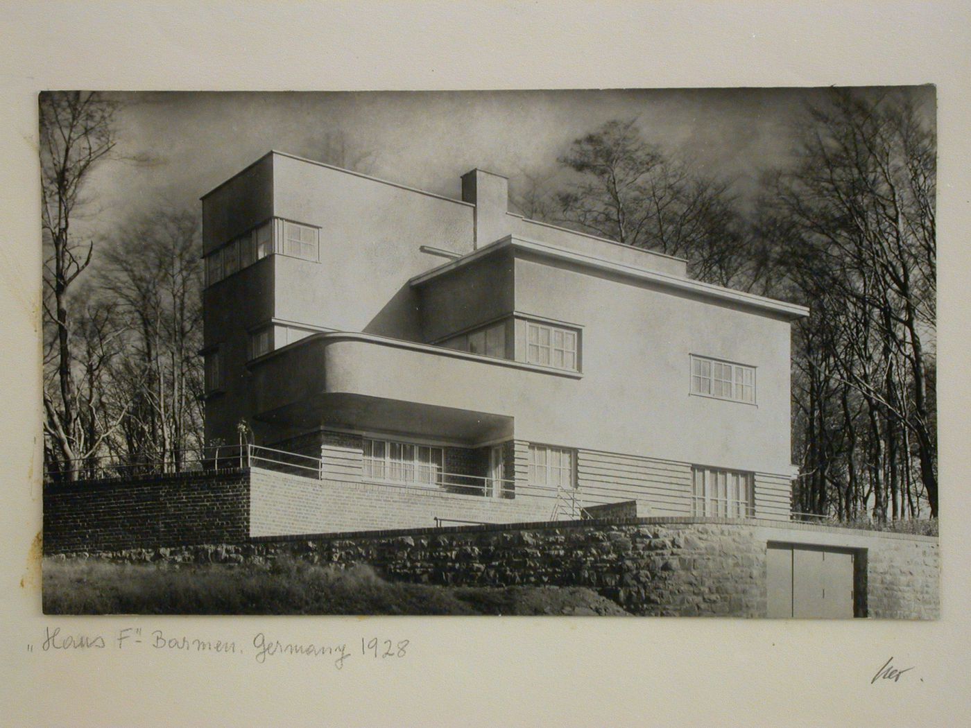 Haus "Dr. Fischer", Side elevation, Barmen, Germany