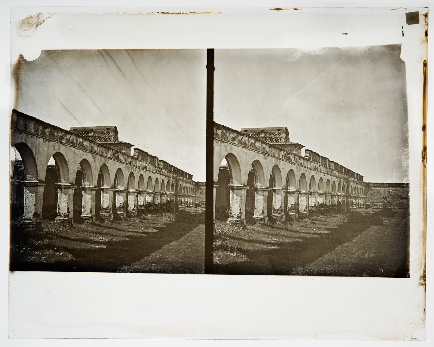 Stereograph of Mission San Luis Rey de Francia, Oceanside, California, United States of America