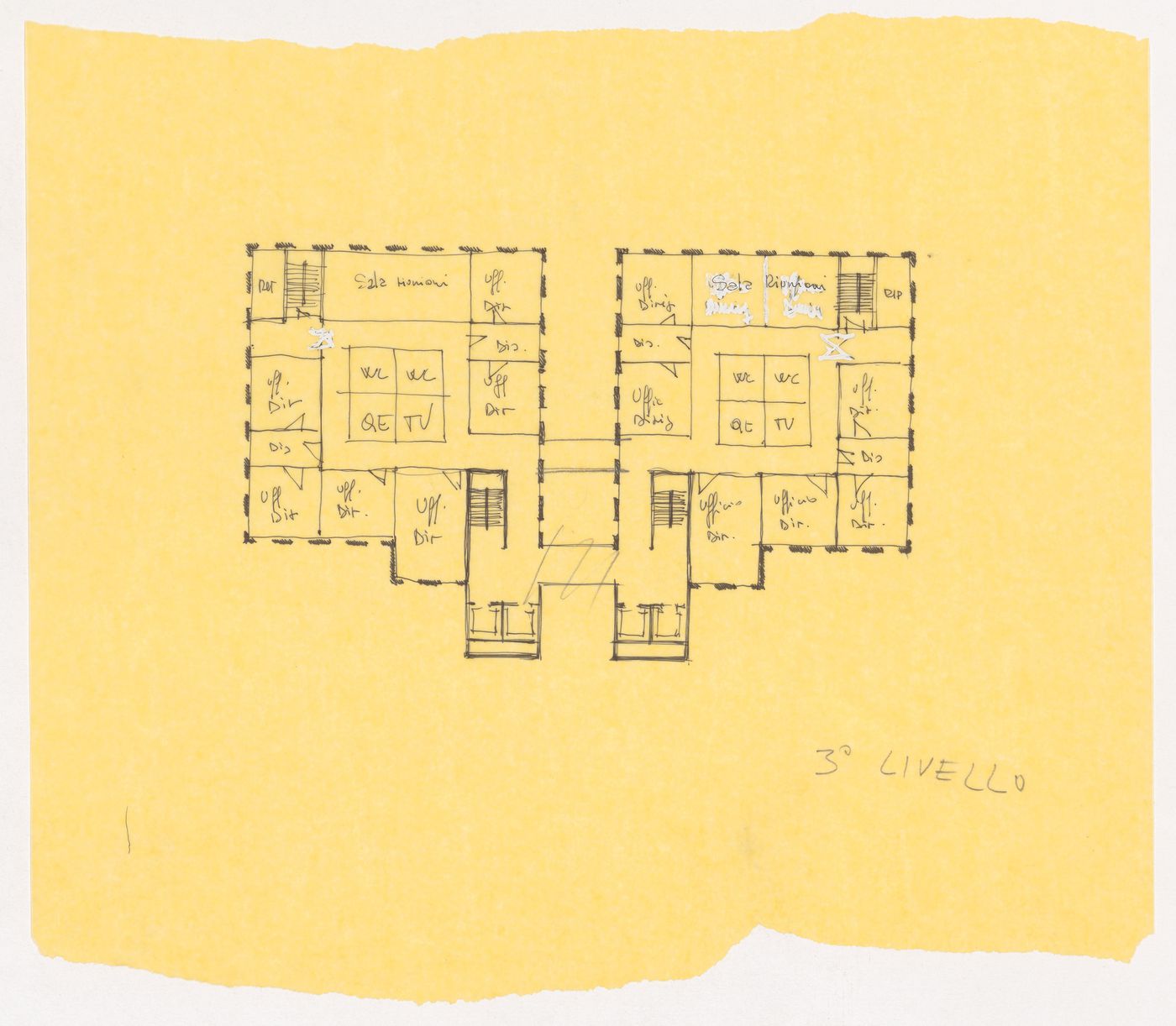 Plan for Fabbrica attrezature ospedaliere a Sysran, Soviet Union (now Russia)