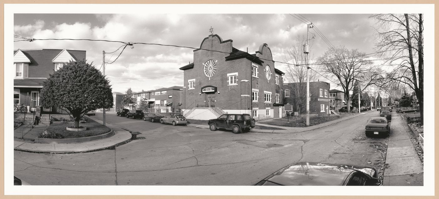 Instruments of Faith: View of Knesseth Israel Synagogue, Corner of Maria & Shipman Streets, Toronto