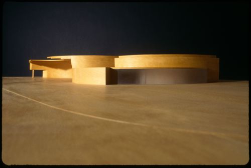 View of model for Posto de abastecimento da SACOR, Matosinhos, Portugal