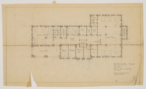 Montréal Neurological Institute, Montréal, Québec: fourth and fifth floor plans