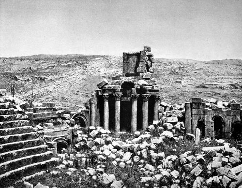 View of an archeological site near the Dead Sea, Israel