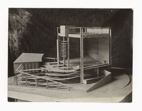 Photograph of a model for a Palace of Soviets, Moscow