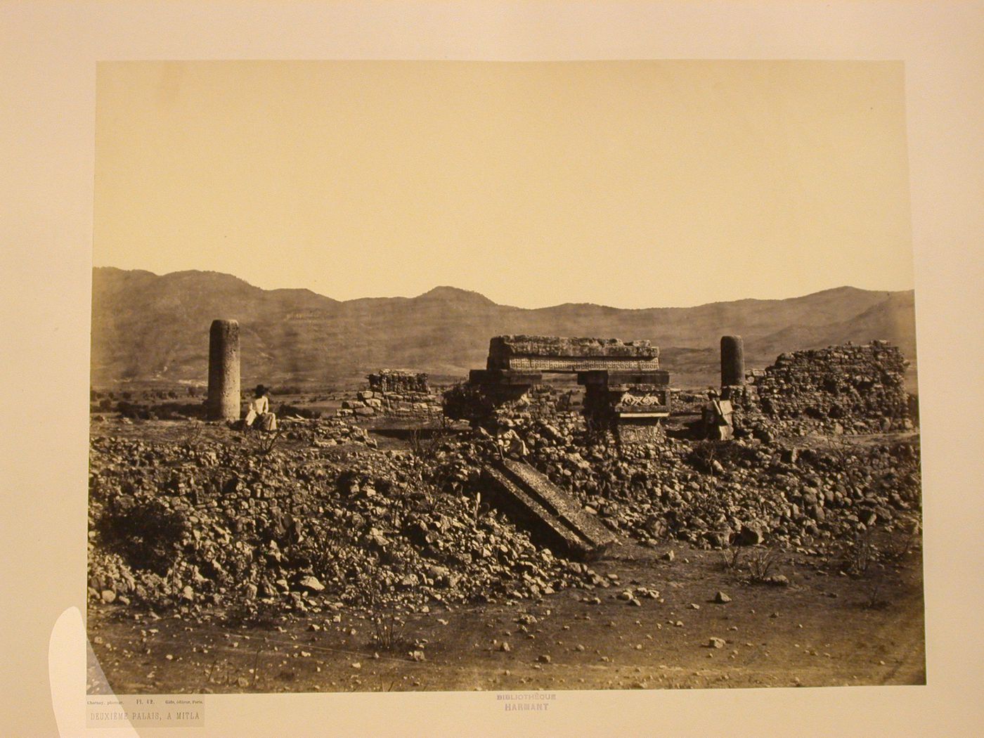 View of the Second Palace (also known as the East Building in Quadrangle E), Mitla, Mexico