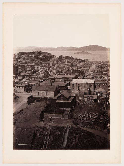 Section 5 of 13 of Panorama of San Francisco from California Street Hill, San Francisco, California