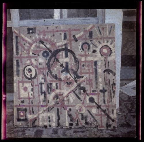 Negative showing a Prakash painting