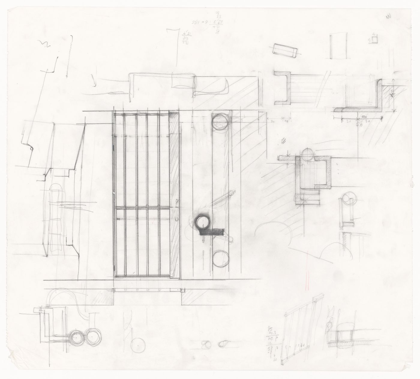 Details and sketches for Casa Miggiano, Otranto, Italy