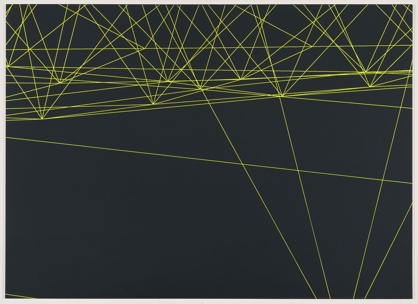 Wireframe perspective of a detail from the space frame for the Galaxy Toyama Gymnasium, Imizu, Toyama, Japan