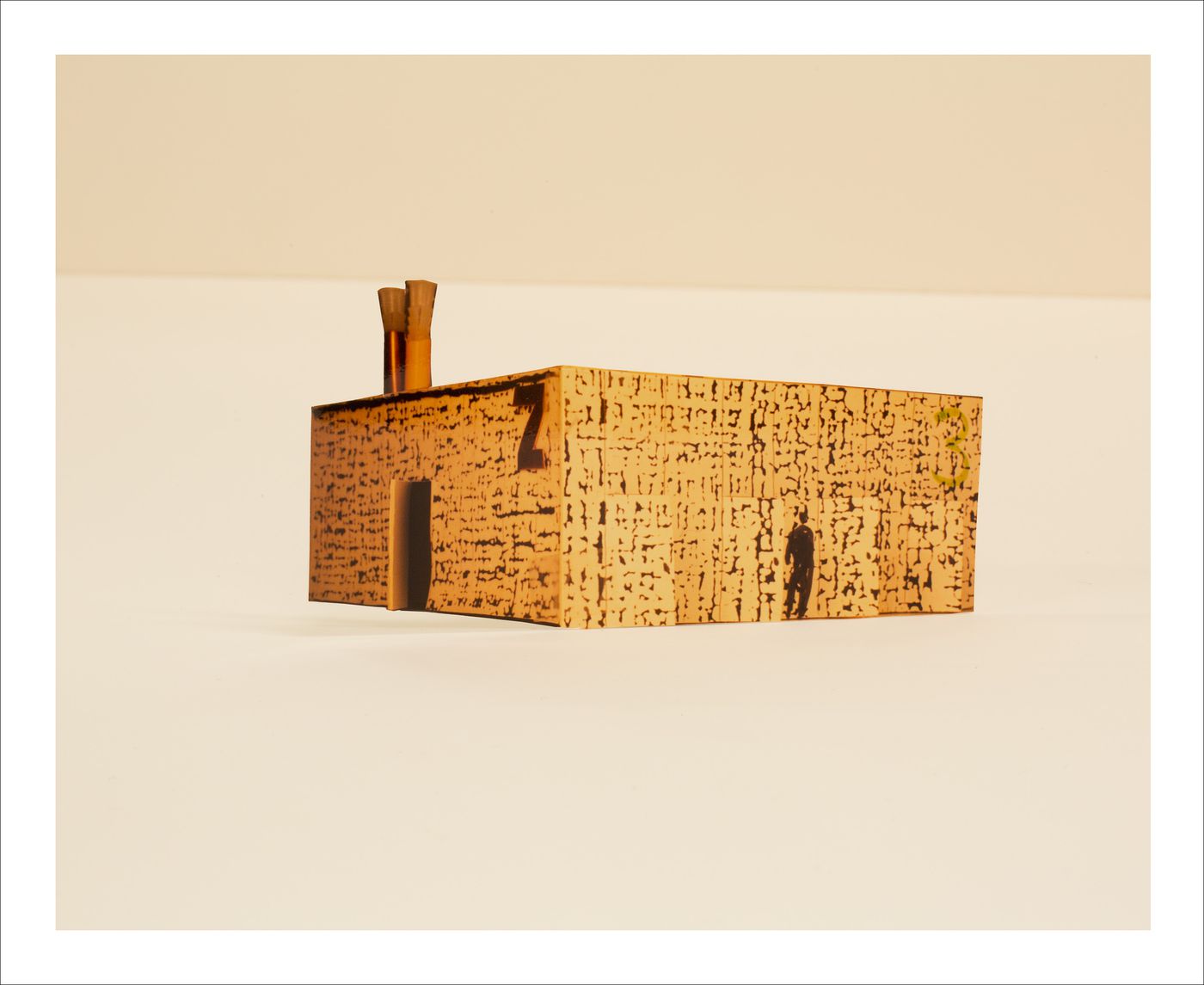 Proofs of Relevance: View of a collage of a residential prototype Vivienda AH Gia , Abalos & Herreros (1993-1996)