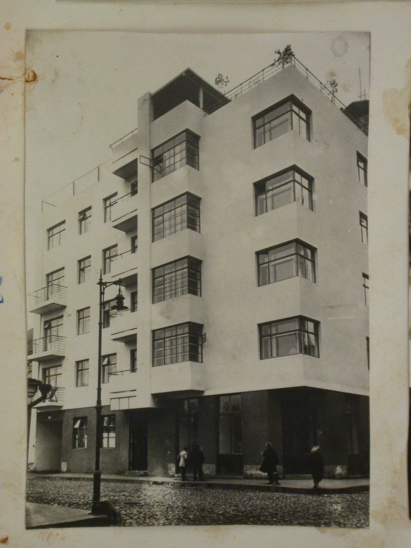 View of a building, Moscow, U.S.S.R. (now Russia)