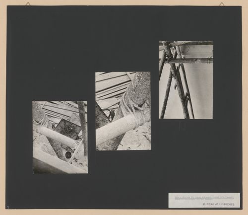 Photo study for documentary film with working title 'Bauen' [To Build] showing camera mounting points, Spendlingen, Germany