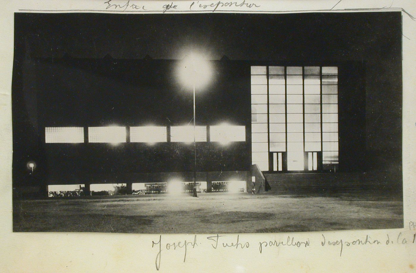 Joseph Fuchs. Pavillon d'exposition de la Moravie