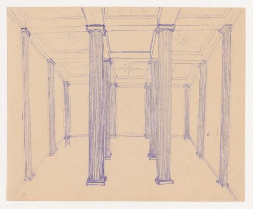 Interior view, probably of an atrium