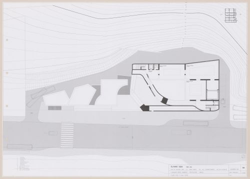 Fourth floor plan for C. Cultural e Audit. para a Fundação Iberê  Camargo [Iberê  Camargo Foundation Museum], Porto Alegre, Brazil