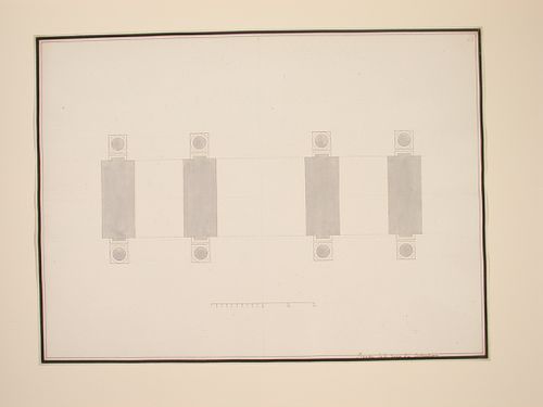 Plan of the arch of Constantine, Rome