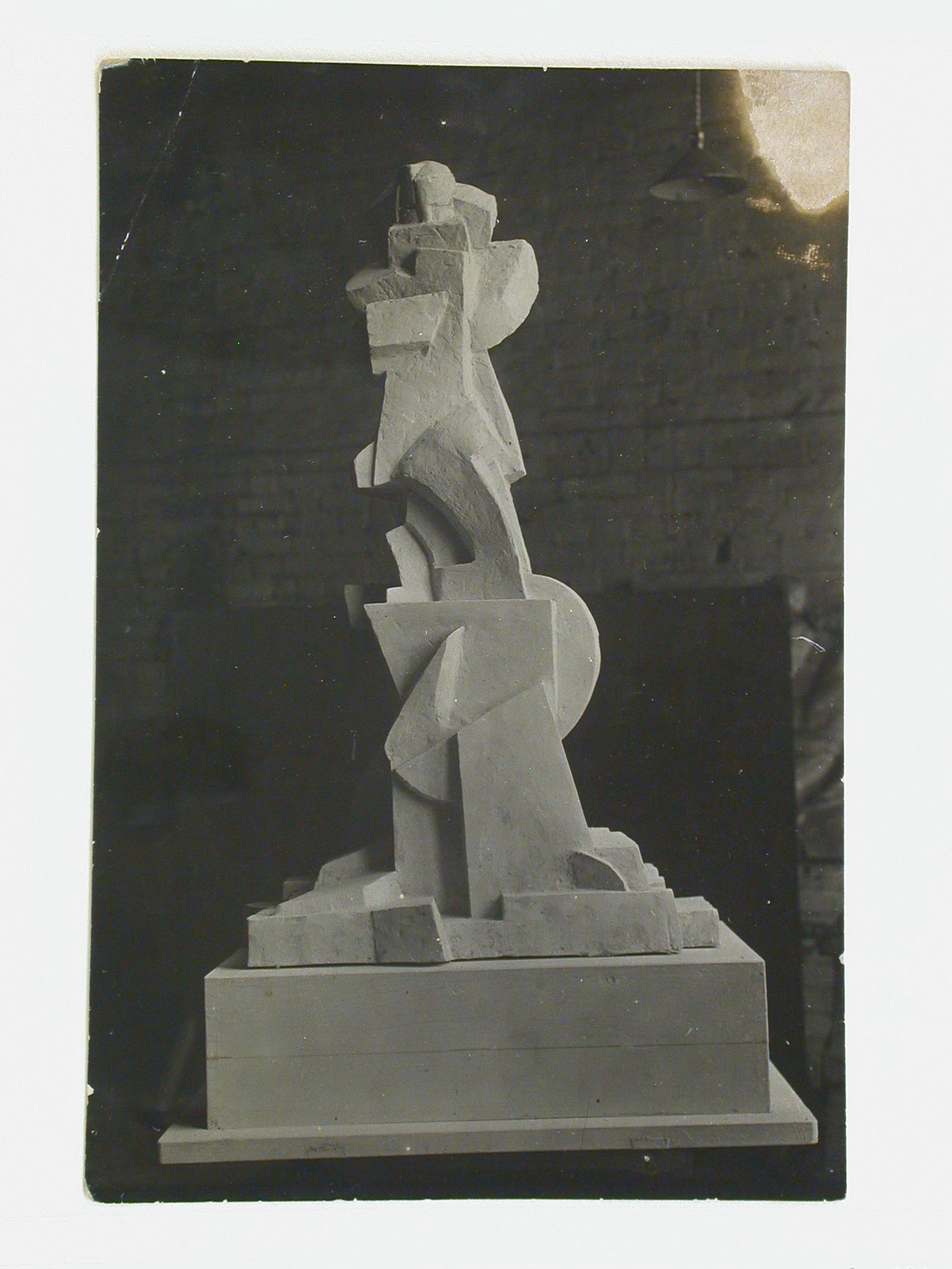 Photograph of a model for a monument to Karl Marx, Moscow