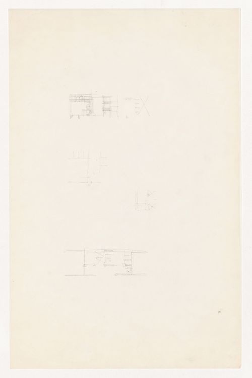 Unidentified sketch for the Metallurgy Building, Illinois Institute of Technology, Chicago