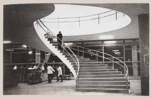 View of States Pavilion, under construction, São Paulo, Brazil
