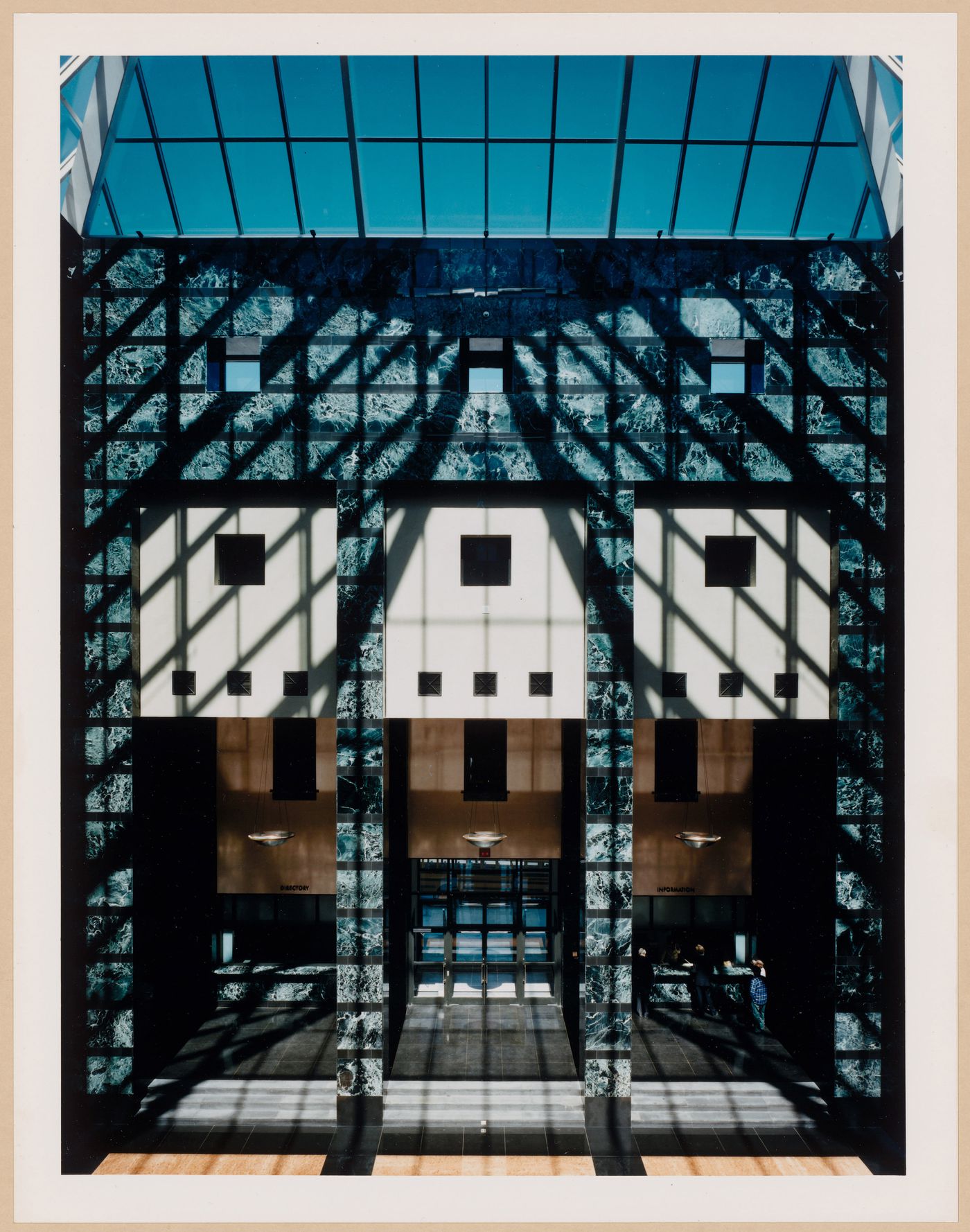 Interior view of the Great Hall, Mississauga Civic Centre, Mississauga, Ontario