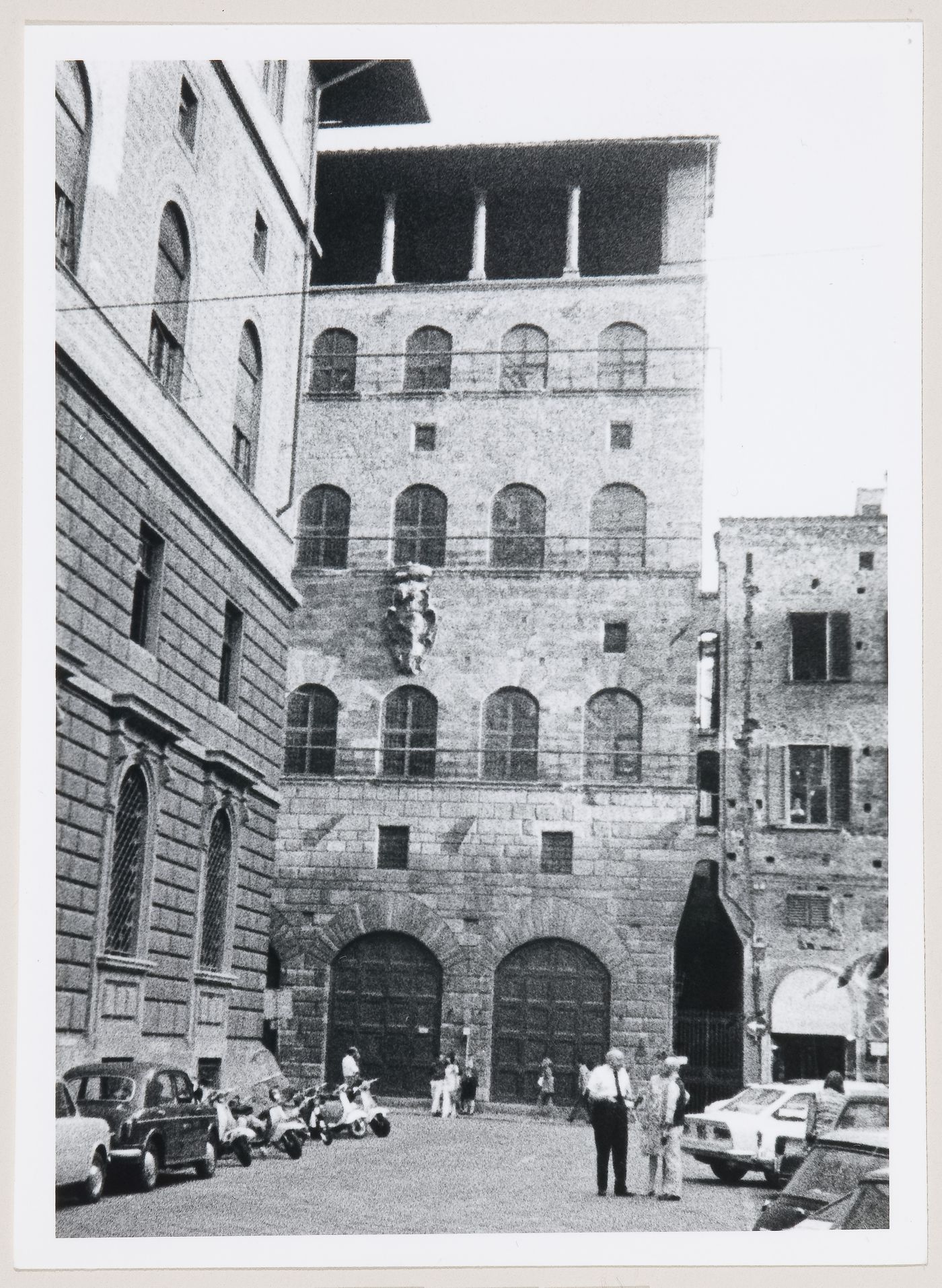 Partial view of Palazzo Davanzati, Florence, Italy