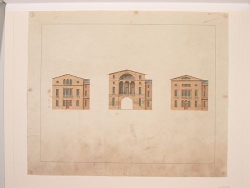 Broad Sanctuary, Westminster- 3 elevations