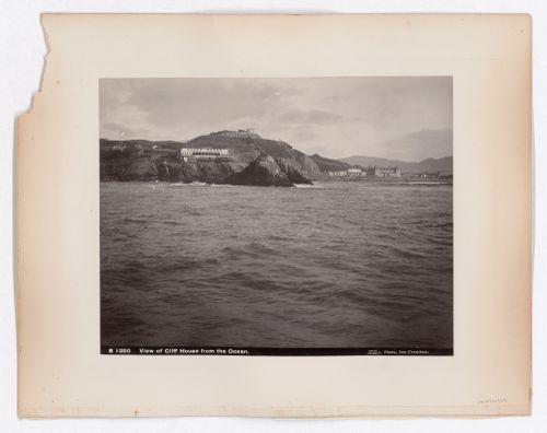View of Cliff House, from the Ocean