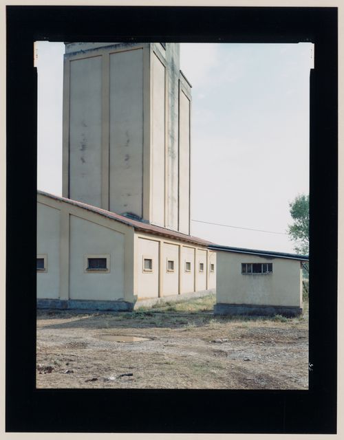 View of agricultural buildings, Spain