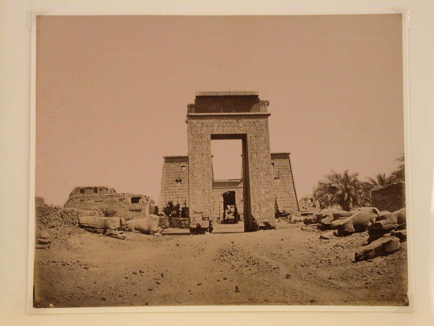 Avenue de beliers a Karnak, Egypte.