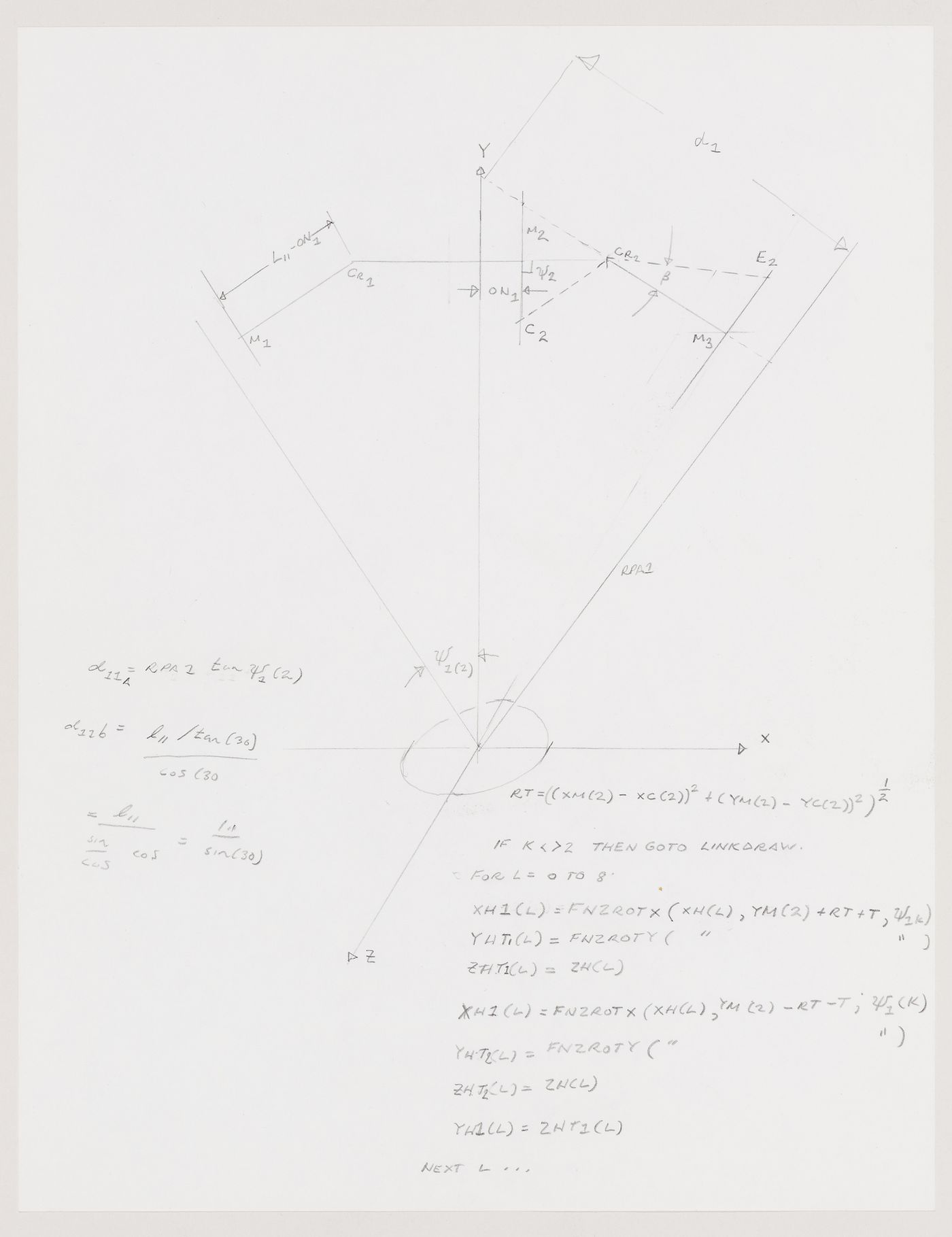 Mathematics for expanding icosahedron design shown in original U.S. patent 4,942,700